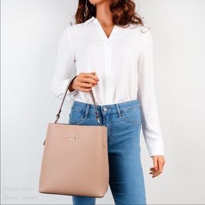 Coach Taupe Town Bucket Bag